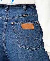 Spodnie Jeansowe Damskie Wrangler Mom Straight Summertime W27MZB416 112145969